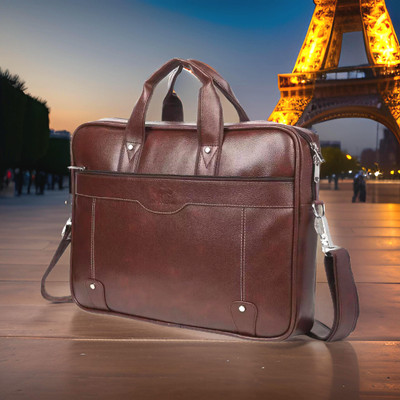 house of common Men & Women Brown Messenger Bag