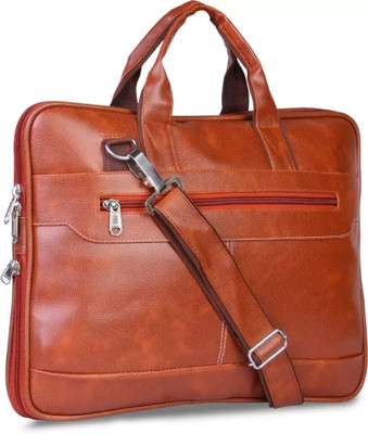 house of common Men & Women Tan Messenger Bag