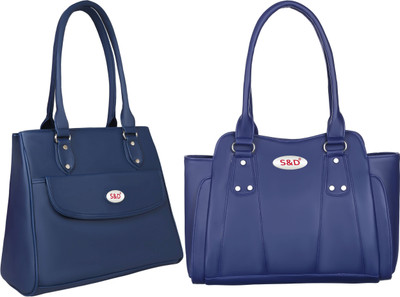 semiize Women Blue, Blue Shoulder Bag(Pack of: 2)