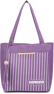 claspNclutch Women Purple Handbag