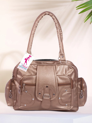 Ritupal COLLECTION Women Gold Shoulder Bag