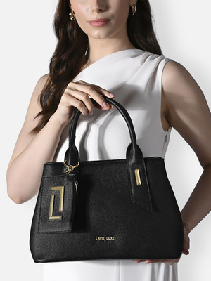 Lavie Luxe Women Black Satchel