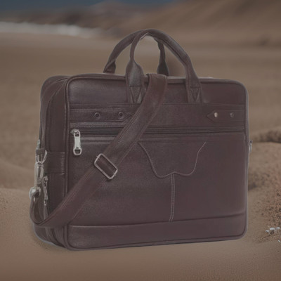 house of common Men & Women Brown Messenger Bag