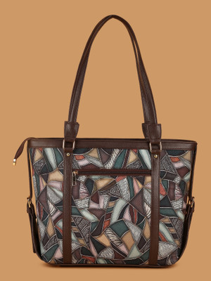 PEARLUXIS Women Brown Shoulder Bag