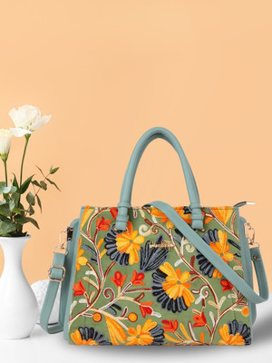 LIKE STYLE Women Green Handbag