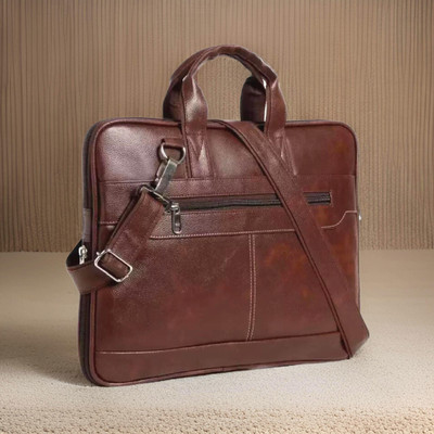 Shivra Men & Women Brown Messenger Bag