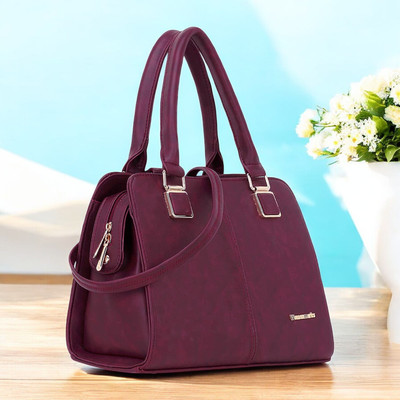 Women Marks Women Maroon Hand-held Bag