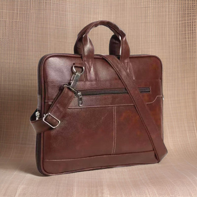 Shivra Men & Women Brown Messenger Bag