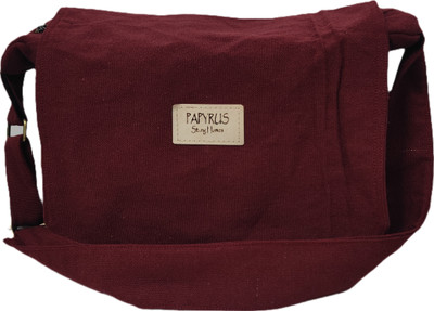 PAPYRUS Men & Women Maroon Messenger Bag
