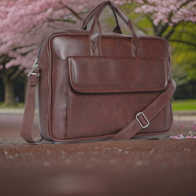 JairaJ Men & Women Brown Messenger Bag