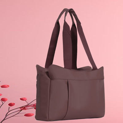 Plush It Women Brown Handbag
