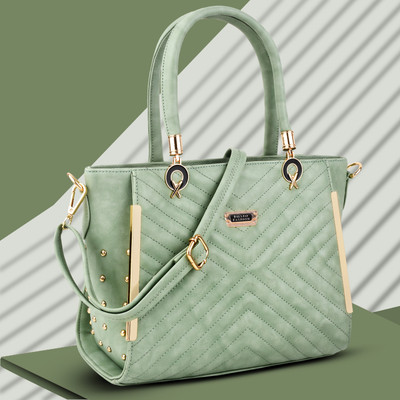 Fiesto fashion Women Green Hand-held Bag