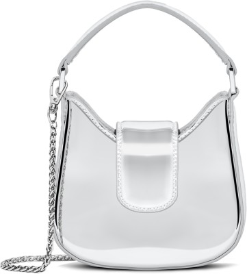 Miraggio Women Silver Sling Bag