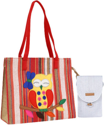 ENSAC Women Blue Handbag(Pack of: 2)