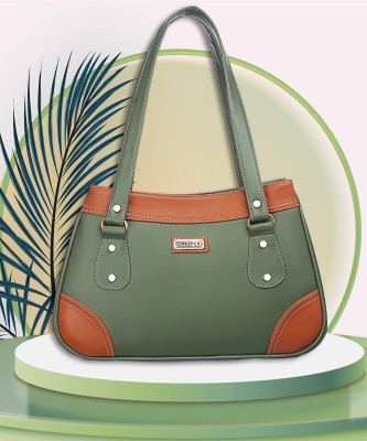 Snappy Women Green Shoulder Bag