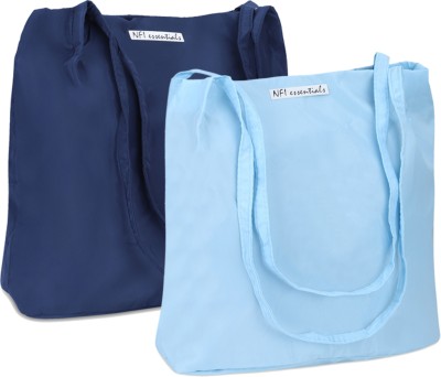 NFI essentials Women Blue Handbag(Pack of: 2)