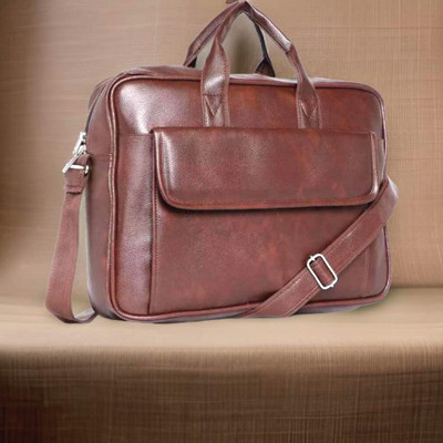 Shivra Men & Women Brown Messenger Bag