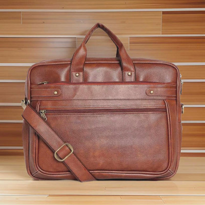 JairaJ Men & Women Tan Messenger Bag