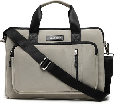 Thomas Scott Men Grey Messenger Bag