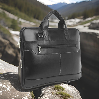 house of common Men & Women Black Messenger Bag