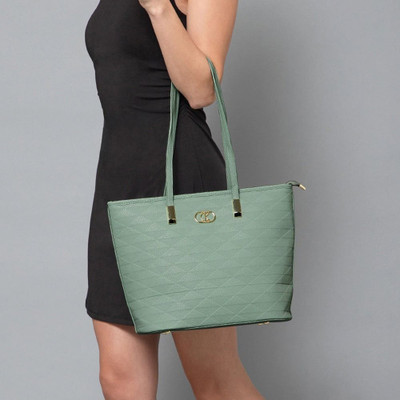 CUCKOOS LONDON Women Green Tote