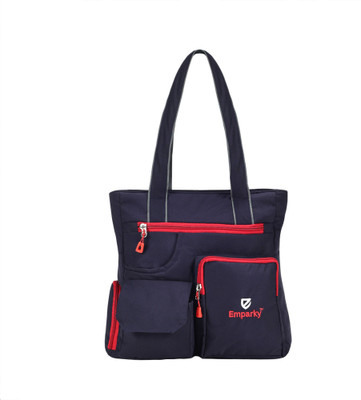 Emparky Women Blue, Red Messenger Bag