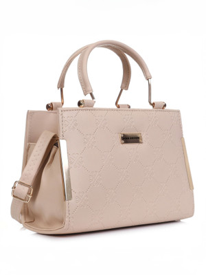 Ross Brown Women Beige Handbag