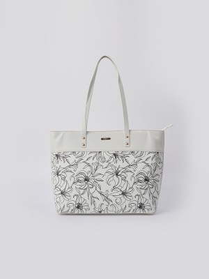 Ginger by Lifestyle Women White Shoulder Bag