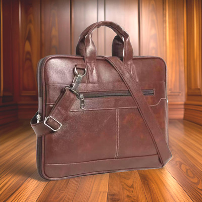 Shivra Men & Women Brown Messenger Bag