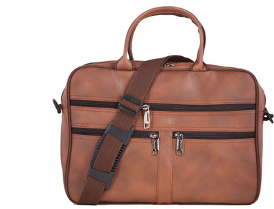 ishaeterpeise Men Tan Messenger Bag