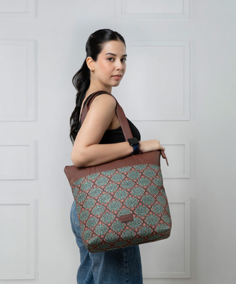ZOUK Women Blue Tote