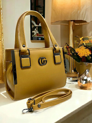 ALONZO Women Yellow Handbag