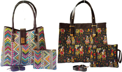 CRAFTWELL Women Multicolor Tote