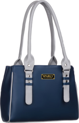 Sparly Women Blue Handbag
