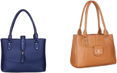 High Gravity Women Blue, Blue Handbag(Pack of: 2)