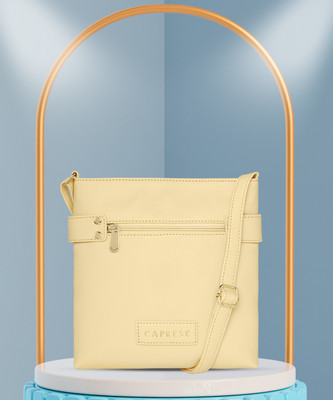 Caprese Women Yellow Sling Bag