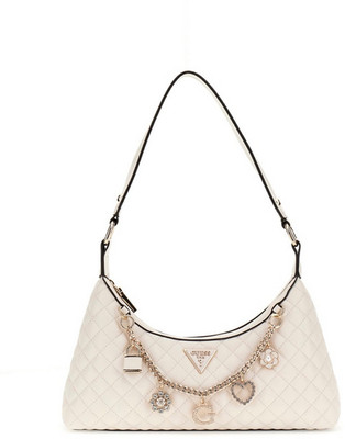 GUESS Women White Shoulder Bag