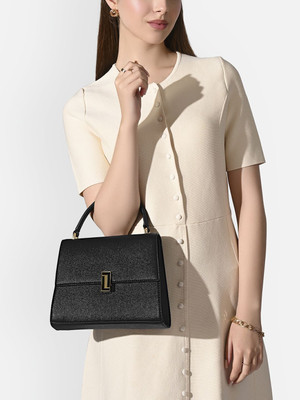 Lavie Luxe Women Black Satchel
