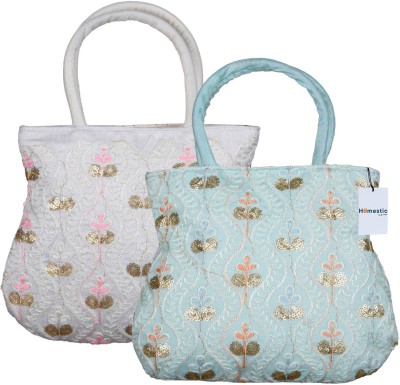 HOMESTIC Women Multicolor Handbag(Pack of: 2)