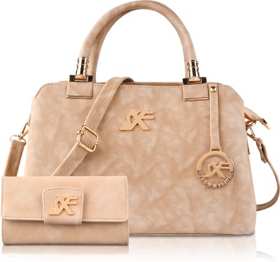 SXF SPEED X FASHION Women Beige Sling Bag(Pack of: 2)