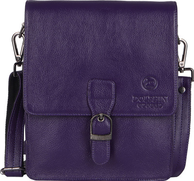 DOLPHIN GLOBAL Men Purple Messenger Bag