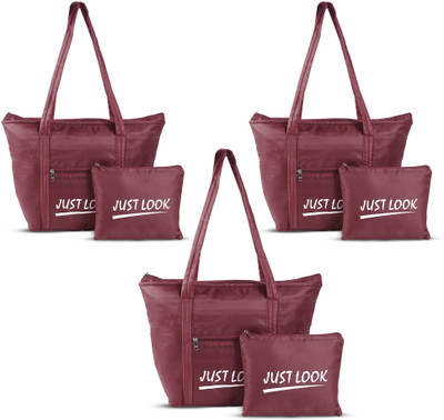 KUBER INDUSTRIES Men & Women Maroon Messenger Bag(Pack of: 3)