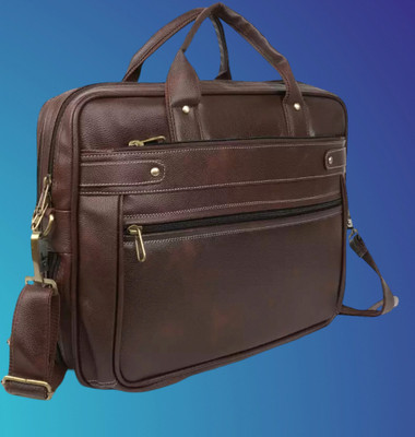 Shivra Men & Women Brown Messenger Bag
