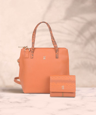 Baggit Women Orange Hand-held Bag(Pack of: 2)