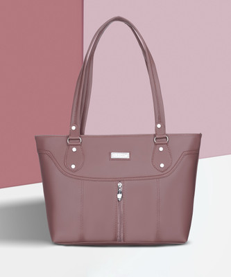 Elegant Women Pink Shoulder Bag