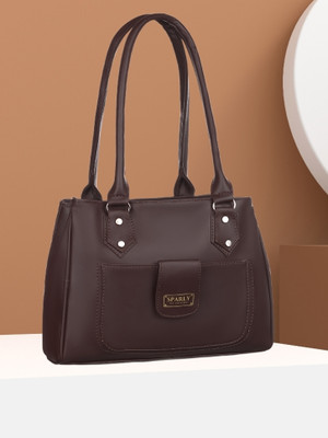 HIGHFI Women Brown Shoulder Bag