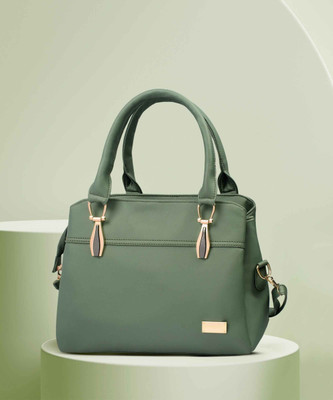 house of common Women Green Hand-held Bag