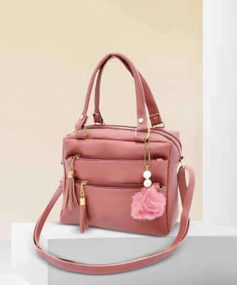 Azeefa Women Pink Shoulder Bag