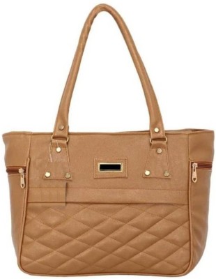 nf fashion Women Tan Handbag