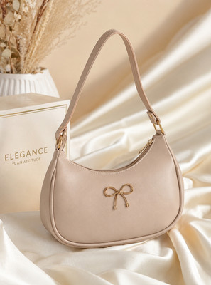 Nexivo Women Beige Shoulder Bag